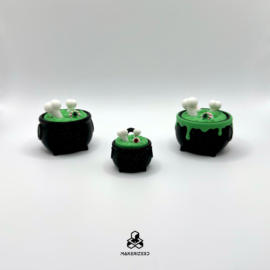 Bone & Eyeball Cauldron Clicker - 1