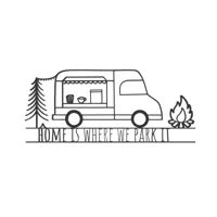 Décoration murale "Home Is Where We Park It" (van aménagé) — photo 9