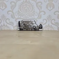 Décoration murale "Home Is Where We Park It" (van aménagé) — photo 7