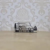 Décoration murale "Home Is Where We Park It" (van aménagé) — photo 8