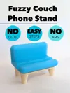 Fuzzy Couch Phone Stand Adjustable