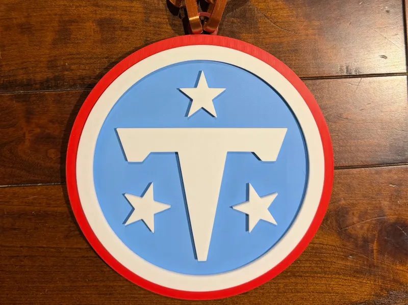 Tennessee Titans Oversized Necklace Logo
