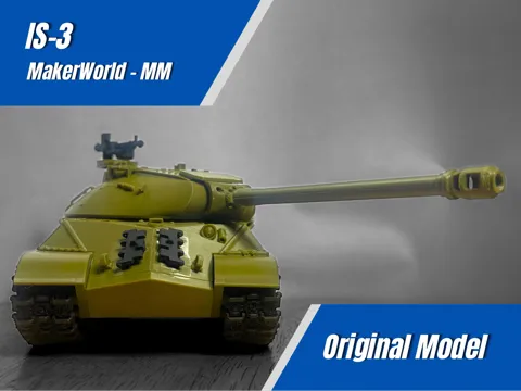 Modelo para impresión 3D: 1/35 IS-3 — referencia de MakerWorld