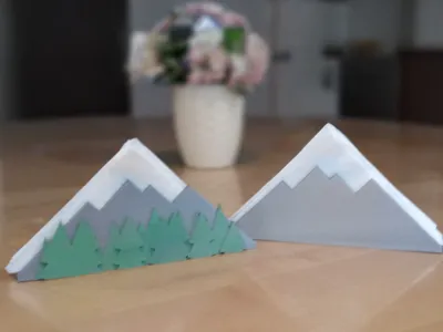 Mountain Napkin Holder