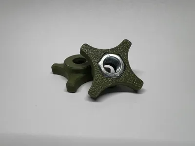 Star-shaped lock nut