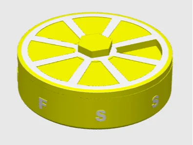 Juicy pill box