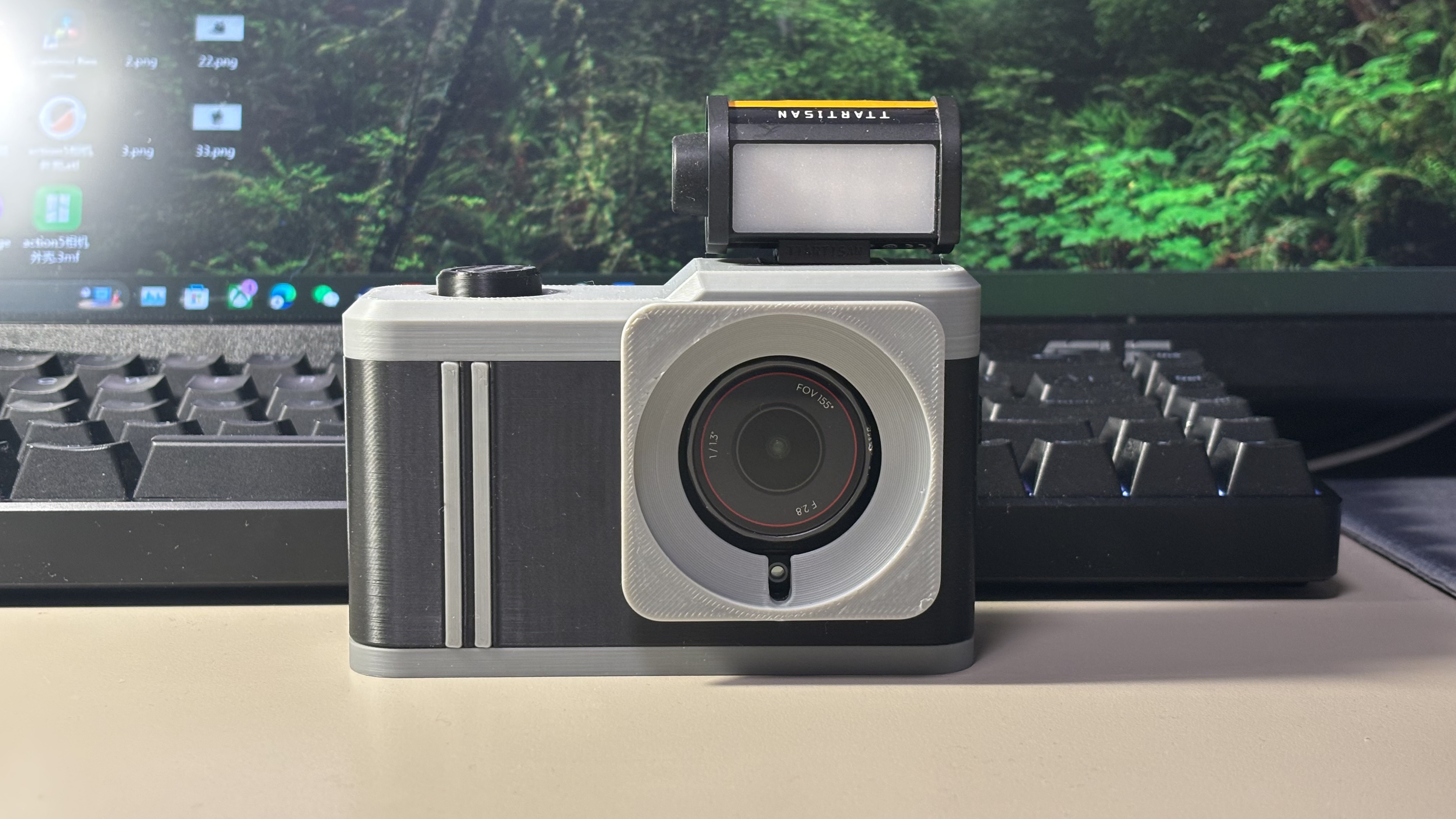 Miniatura 2 do modelo 3D 大疆action5运动相机外壳