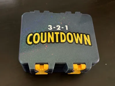 3-2-1 Countdown Card Game Case - SnapLock Edition