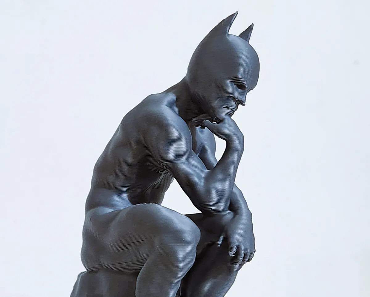Statue Batman façon Le Penseur