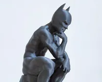 Statue Batman façon Le Penseur — photo 1