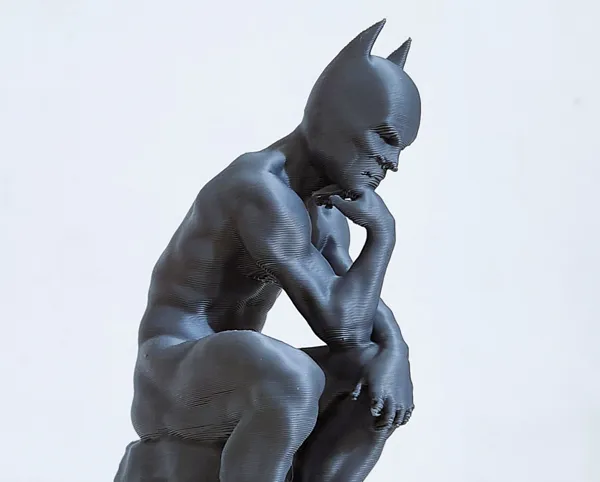 Statue Batman façon Le Penseur