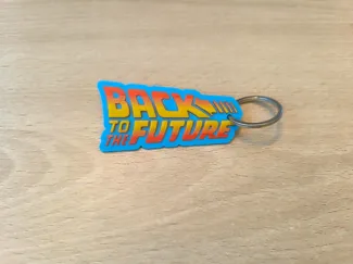 Back To The Future Keychain