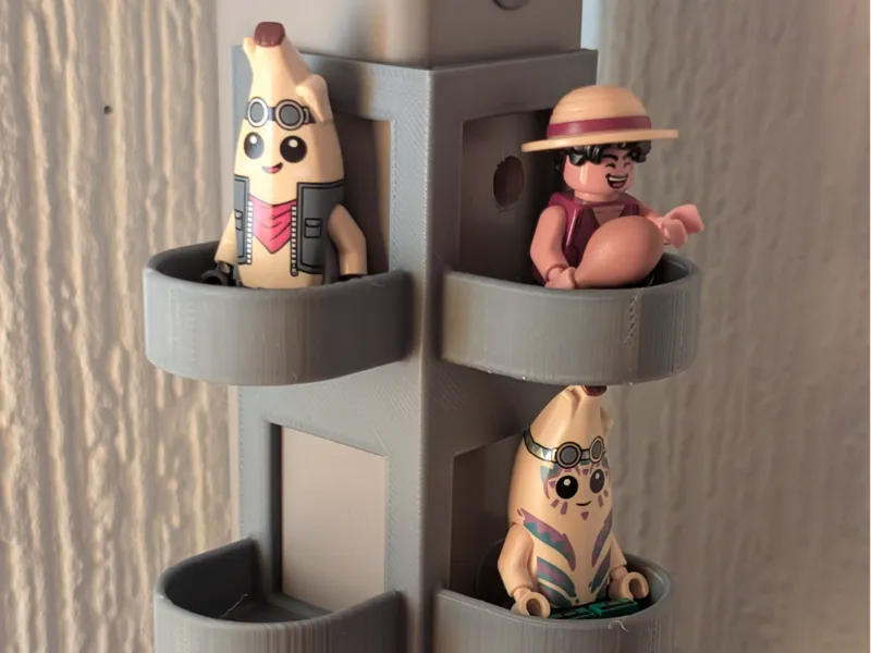 Minifigure Corner Display Holder