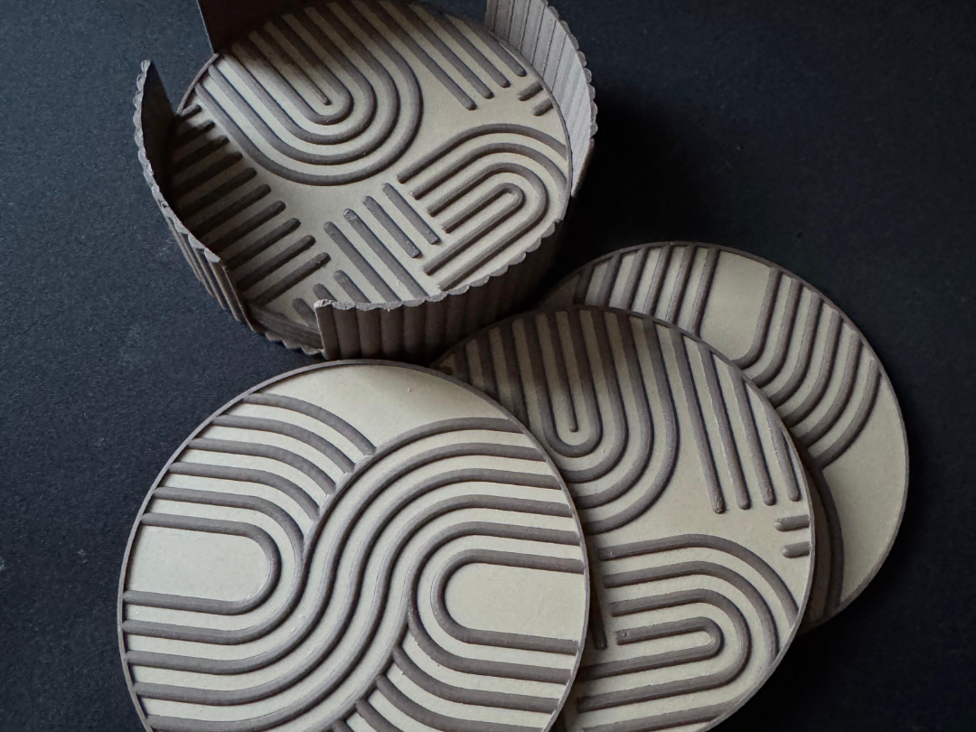Modern Japandi Coaster Set 