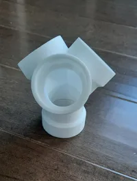 Raccord trépied pour tube PVC — photo 3