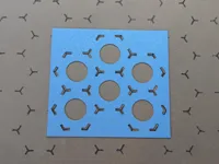Pochoir hexagones 2 pouces pour Battletech — photo 2