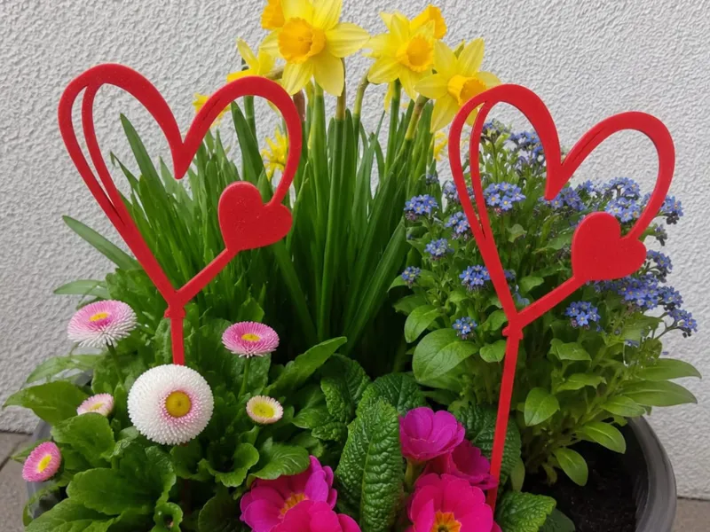 Herz Blumenstecker