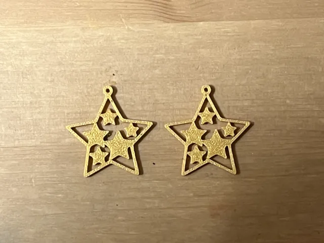 star earrings