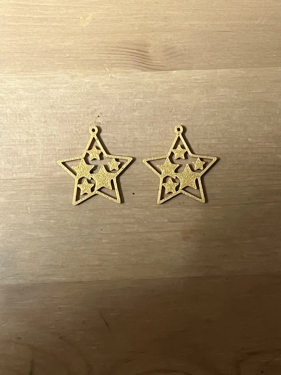 star earrings view 2