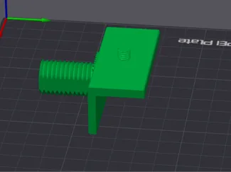 1/4" tripod attachment for Skadis adjustable arm