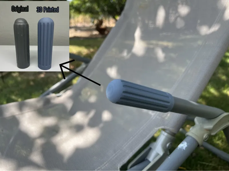 Sun Lounger Handle End Cap