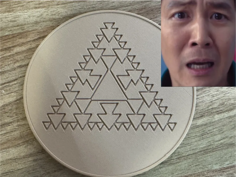 Impossible triangle dalgona cookie-Squid Game by BANGBU - MakerWorld