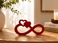 Infinite Love – Heart Infinity Table Decor