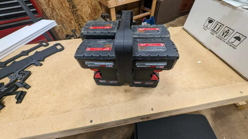 Milwaukee Mega 8x M18 Battery Caddy Daddy
