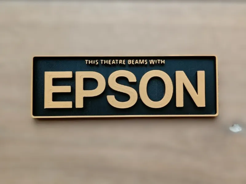 Plaque logo epson