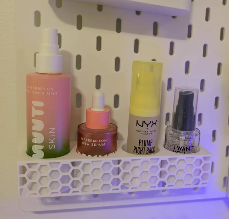 Ikea Skadis bottle holder