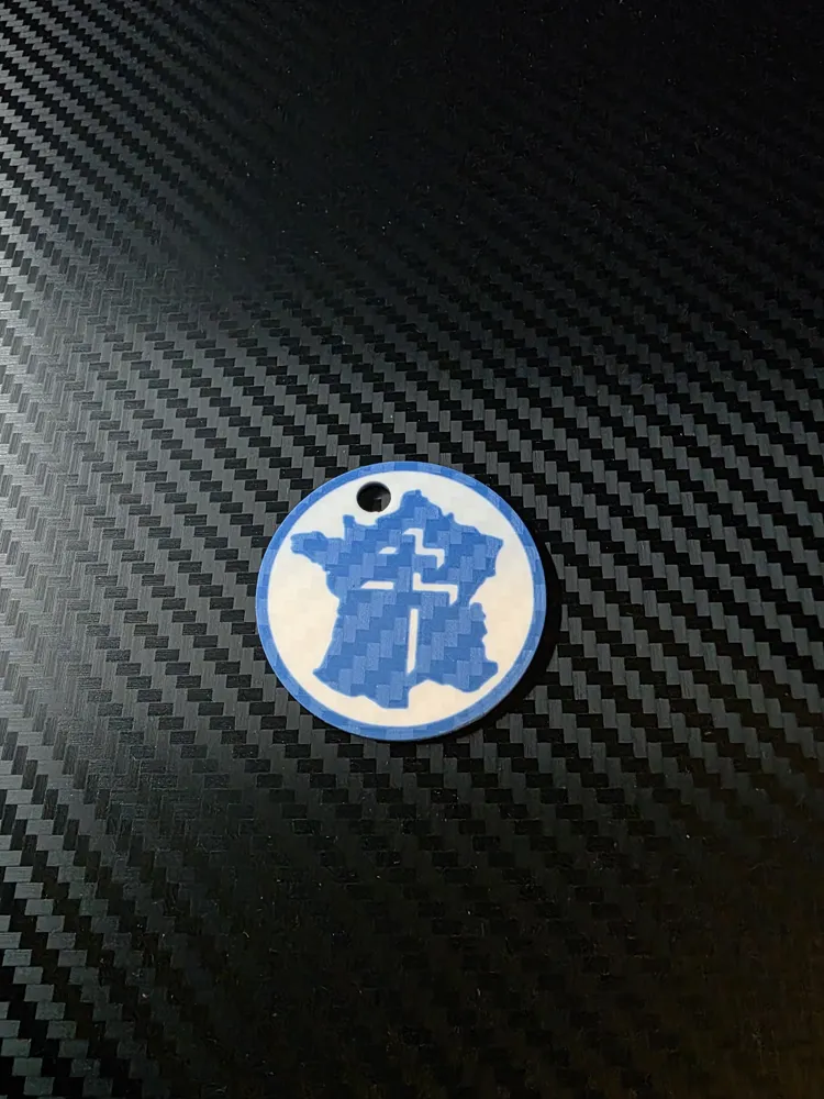 Keychain badge of the 2nd Armored Division 1945 - Free 3D Print Model ...