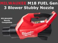 M18FBLG30 Stubby Nozzle - 90 Degrees Standard Config - ABS