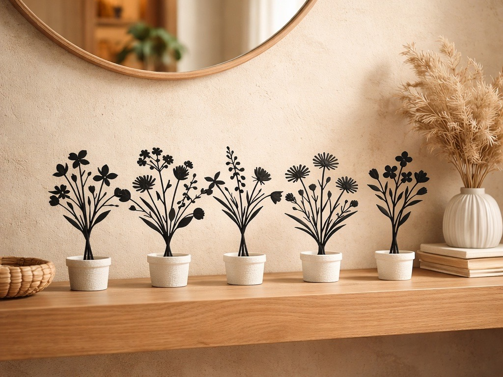 Minimalist Plant Silhouettes 