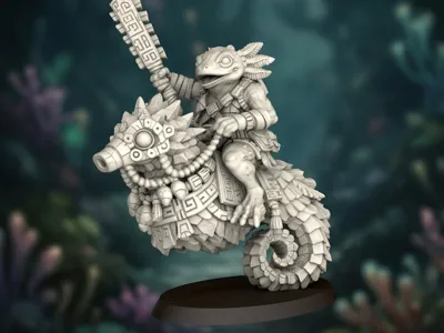Axolotl Army - Rider Warrior