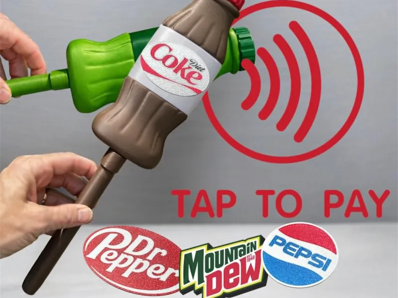 Soda Pop Tap to Pay Magic Wand Drink