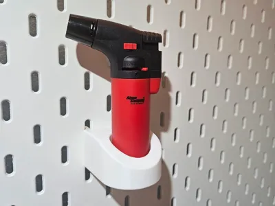 Lighter holder for IKEA Skadis