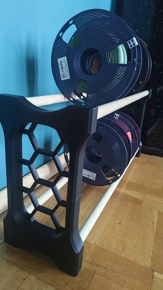 Spool Filament Rack - Free 3D Print Model - MakerWorld