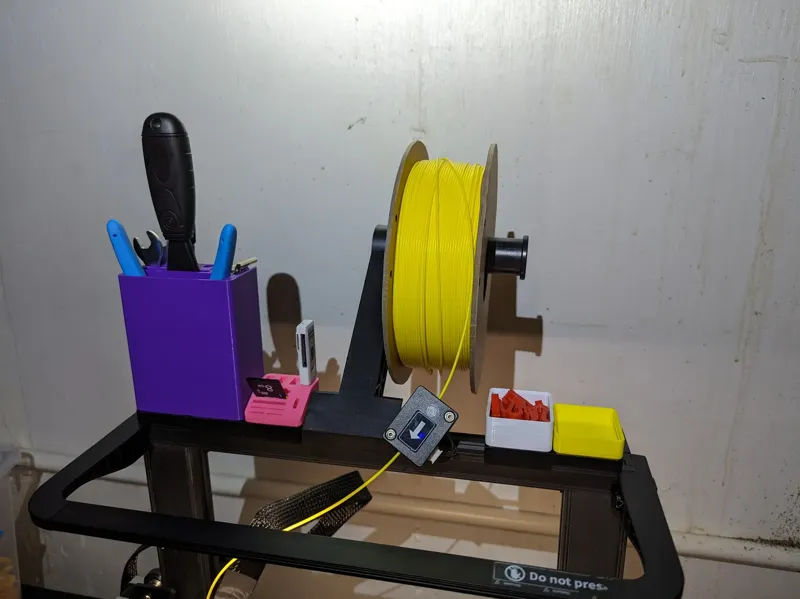 Ender 3 S1 Snap-on Gridfinity - Teardrop Holes