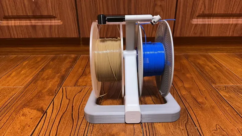 Bambulab A1 spool holder for Two pallets