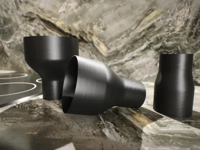 Pipe Adapter set from 60mm up to  70 <> 140mm