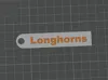 Texas longhorns keychain
