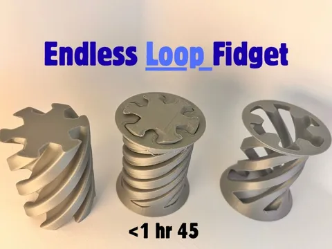 Objeto manipulable: Endless Loop Fidget — referencia de MakerWorld