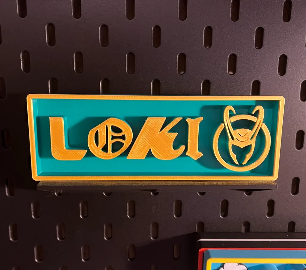 Logo Box - Loki - Marvel by SWEDFurax - MakerWorld