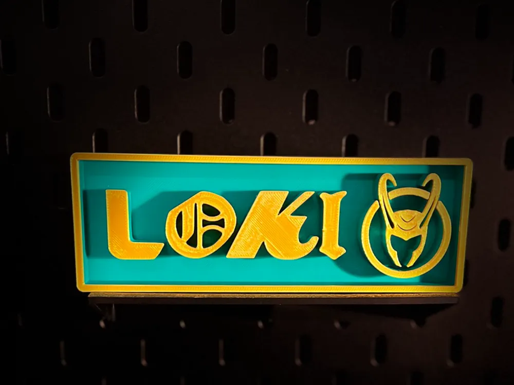 Logo Box - Loki - Marvel by SWEDFurax - MakerWorld