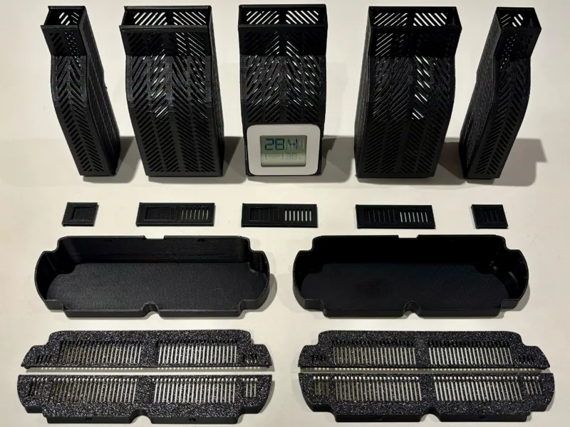 AMS desiccant box & Funnel for Xiaomi hygrometer