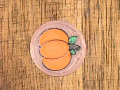 Shopping cart chip Pumpkin