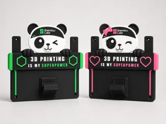 Panda Build Plate Wall Holder - Customized