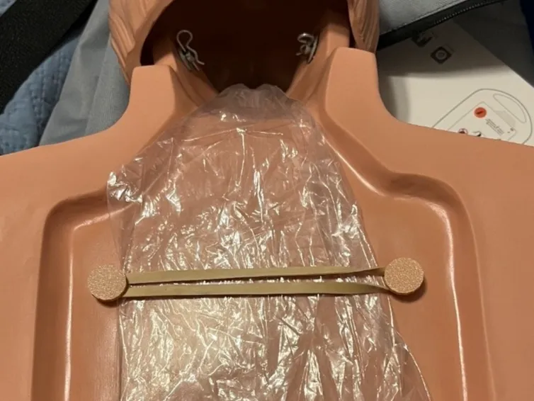 Replacement lung bag clip - Simulaids CPR manikin