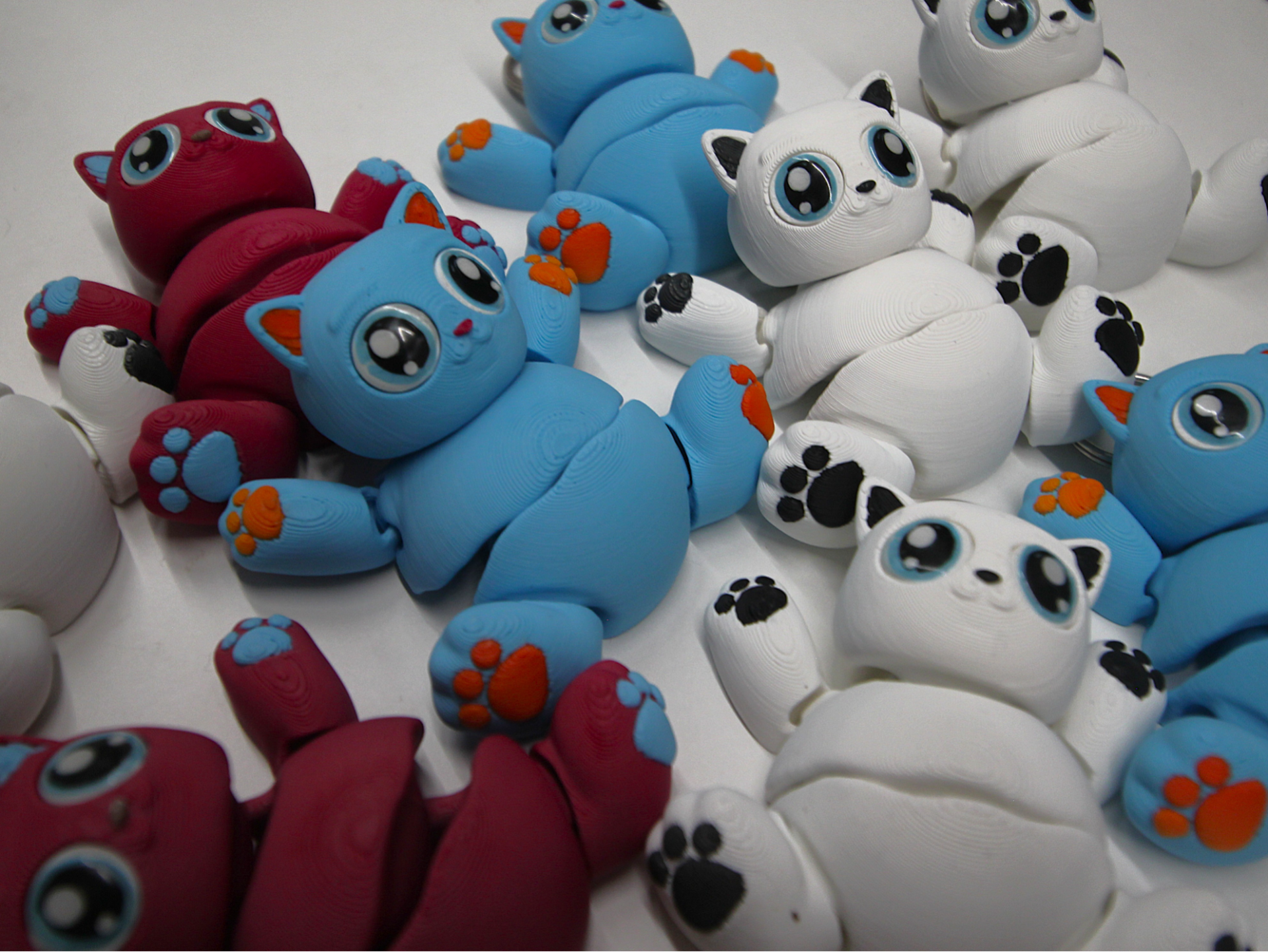 Chonky Cat Articulated Keychain