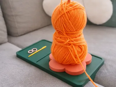 Yarn spinner seat table